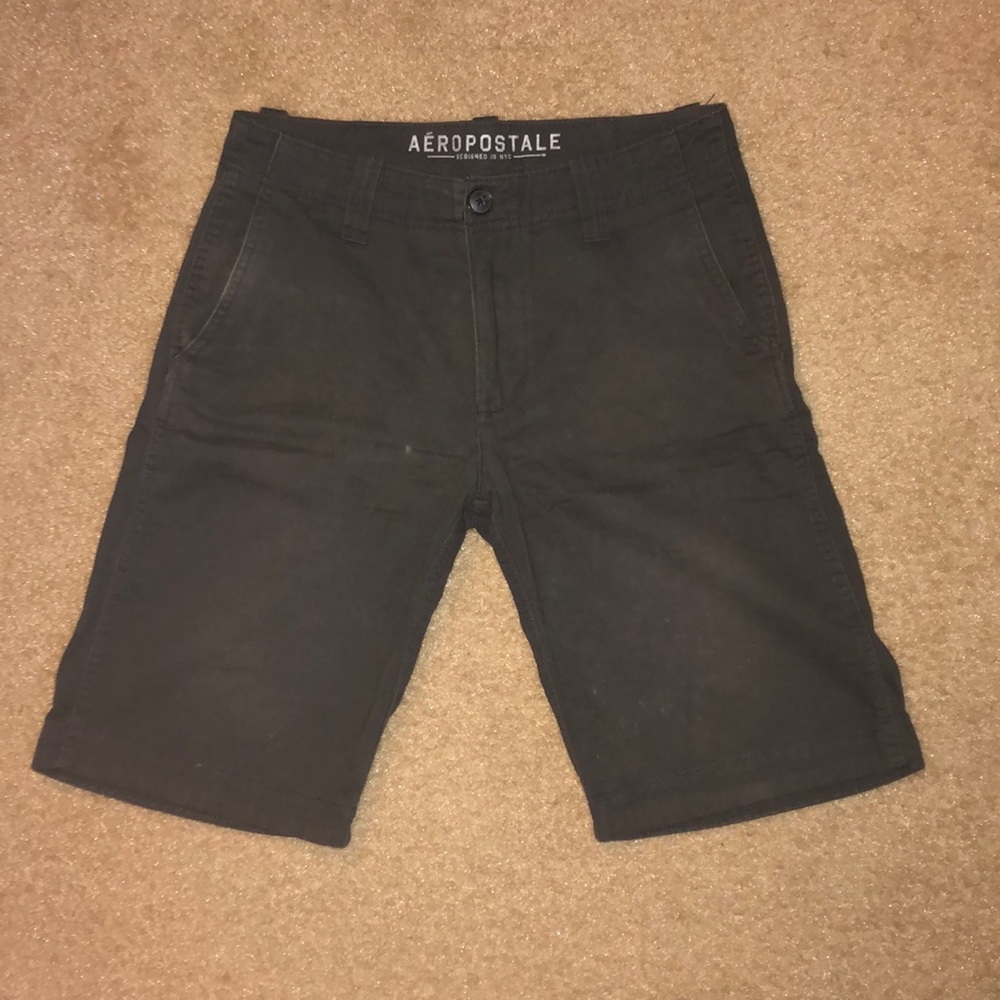 aeropostale dark grey shorts